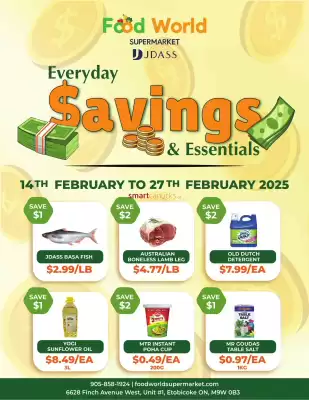 Food World Supermarket flyer (valid until 20-02)