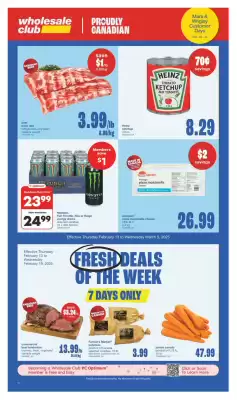 Wholesale Club flyer (valid until 20-02)