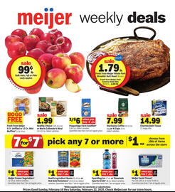 Meijer Weekly Ad week 8 Page 1