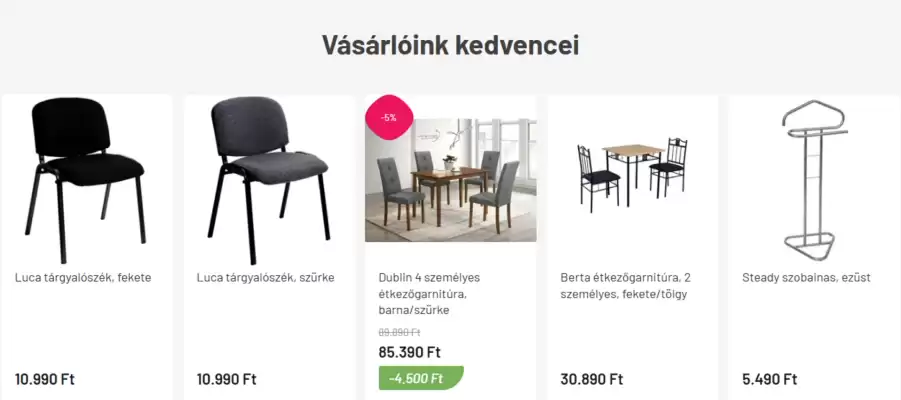 Bútorok Webshop akciós újság (érvényes eddig: 25-02)