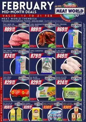 Meat World Express Thembisa catalogue (valid until 21-02)