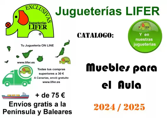 Folleto Jugueterías Lifer (válido hasta el 31-12)