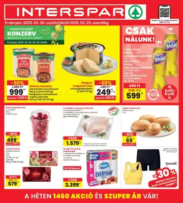 Interspar akciós újság (érvényes eddig: 26-02)