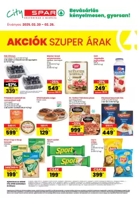 Spar akciós újság (érvényes eddig: 26-02)