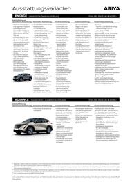 Nissan Ariva Flugblatt | Ariya Seite 2