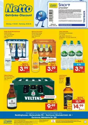 Netto Getränke Discount Prospekt (gültig bis 22-02)