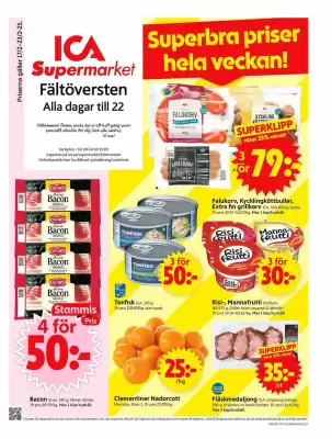 ICA Supermarket reklamblad (giltig till och med 23-02)