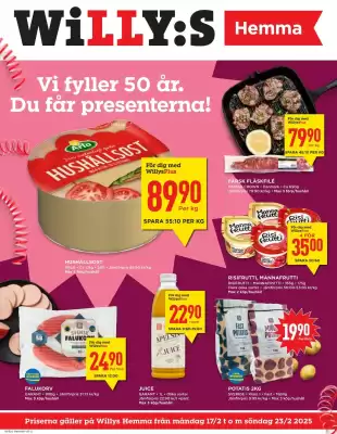 Willys Hemma reklamblad (giltig till och med 23-02)