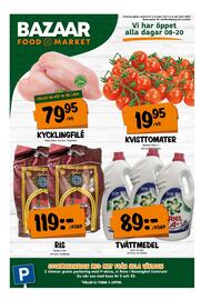 Bazaar Food market reklamblad vecka 8 Sida 1