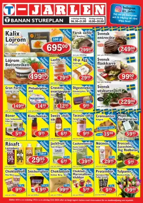 T-jarlen reklamblad (giltig till och med 23-02)