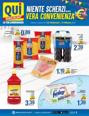 Volantino Qui Discount (valido fino al 2-03)