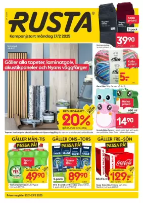 Rusta reklamblad (giltig till och med 23-02)