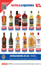 Ultra Liquors catalogue Page 1