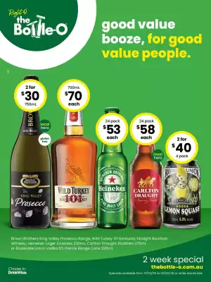 The Bottle O catalogue (valid until 2-03)