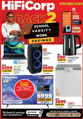 HiFi Corp catalogue (valid until 23-02)