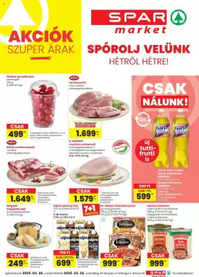 Spar Market akciós újság (érvényes eddig: 26-02)