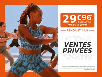 Catalogue L'Appart Fitness semaine 8 page 1