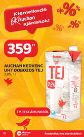 Auchan akciós újság hét 8 Oldal 18