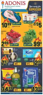 Marché Adonis flyer (valid until 26-02)