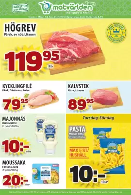 Matvärlden Tensta reklamblad (giltig till och med 23-02)