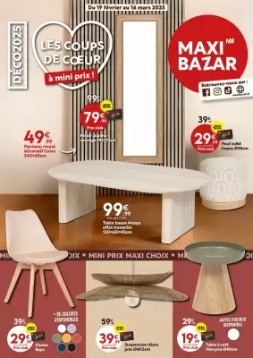 Catalogue Maxi Bazar (valable jusqu'au 16-03)