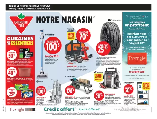 Canadian Tire flyer (valid until 26-02)