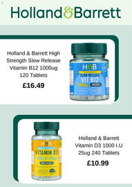 Holland & Barrett leaflet Page 3