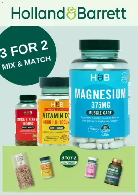 Holland & Barrett leaflet (valid until 17-03)