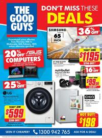 The Good Guys catalogue week 8 Page 1