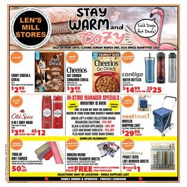 Len's Mill Stores flyer week 8 Page 1