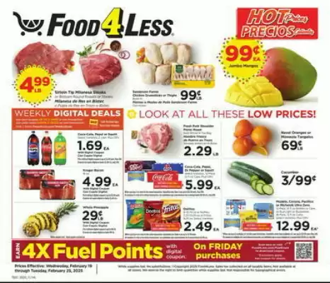 Food 4 Less Weekly Ad (valid until 25-02)