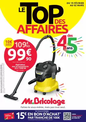 Catalogue Mr Bricolage (valable jusqu'au 2-03)