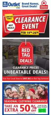 Big Box Outlet Store flyer (valid until 25-02)