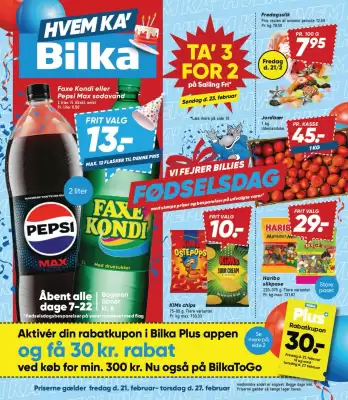 Bilka tilbudsavis (gælder indtil 27-02)