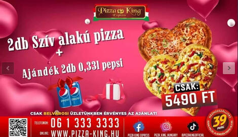 Pizza King akciós újság hét 8 Oldal 1