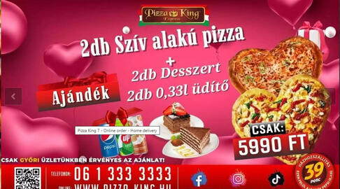 Pizza King akciós újság hét 8 Oldal 2