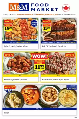 M & M Food Market flyer (valid until 27-02)