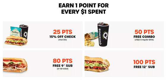 Quiznos flyer Page 1