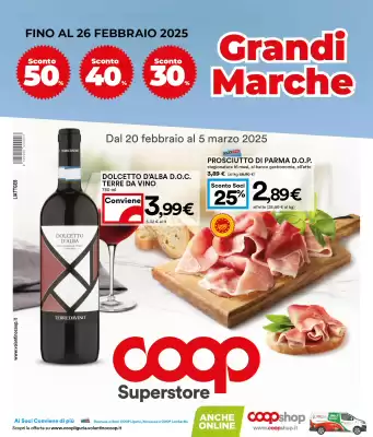 Volantino Coop Superstore (valido fino al 5-03)