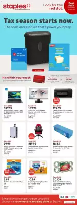 Staples flyer (valid until 25-02)