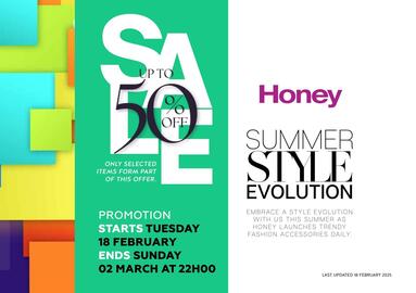 Honey Fashion Accessories catalogue week 8 Page 1