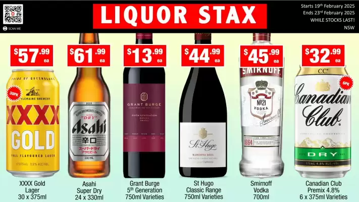 Liquor Stax catalogue (valid until 25-02)