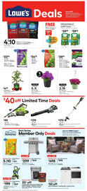 Lowe's Weekly Ad Page 1