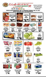 Lishman's City Market Weekly Ad week 8 Page 1