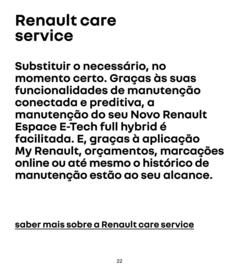 Folheto Renault | Espace Página 22