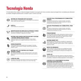 Folheto Honda Página 16