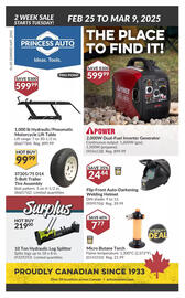 Princess Auto flyer Page 1