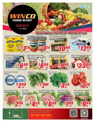 WinCo Food Mart flyer (valid until 26-02)