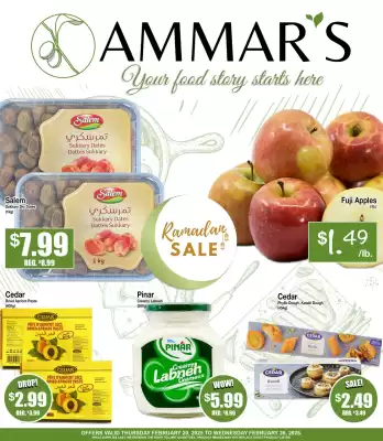 Ammar's Halal Meats flyer (valid until 26-02)