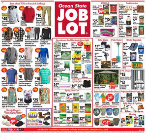 Ocean State Job Lot Weekly Ad week 8 Page 1